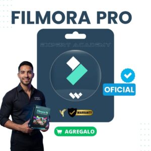 Licencia Wondershare Filmora 15 Pro (Cuenta Privada) + 2,000 Créditos IA - Permanente